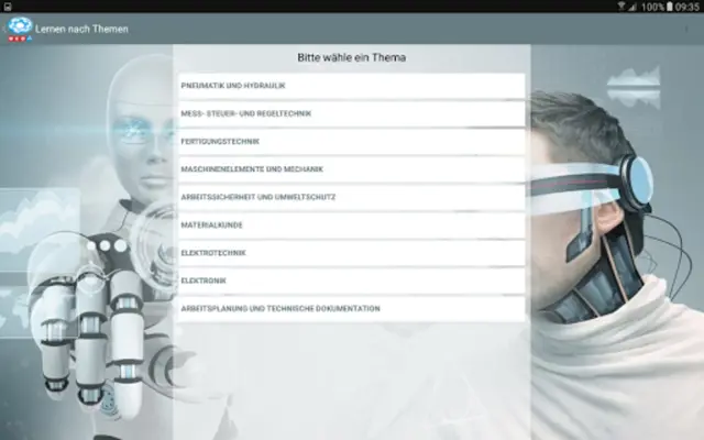 Mechatronik-Quiz android App screenshot 1